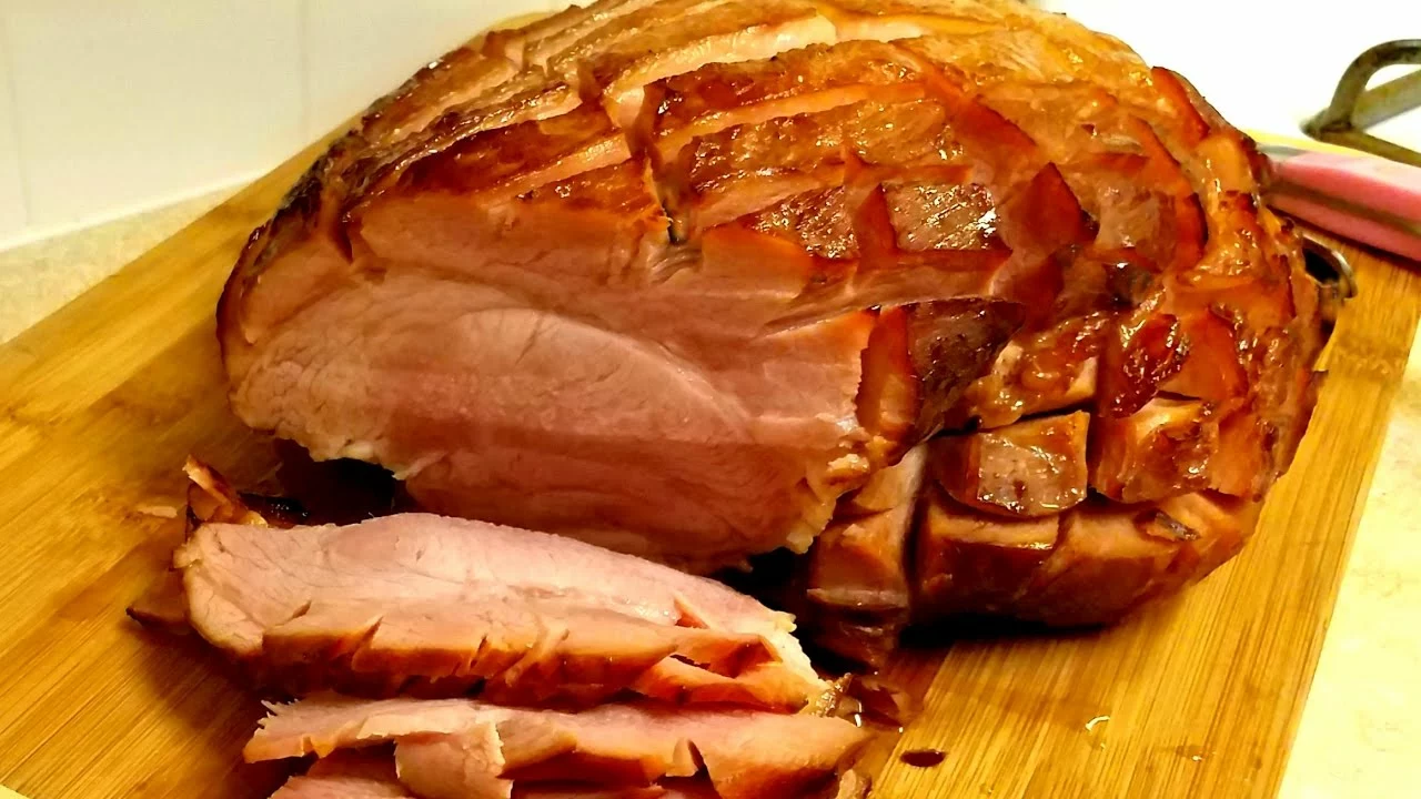 How do I bake a boneless ham in an oven?
